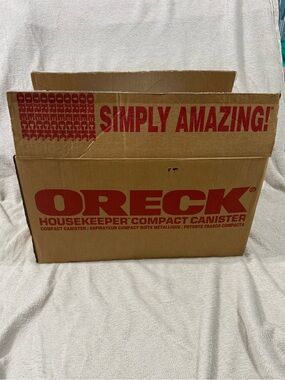 Oreck XL Compact Canister Vacuum BB870-AW | Like New, Light Use, Sealed Parts